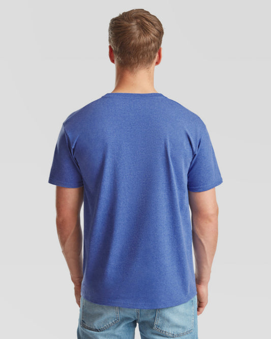 Valueweight Tee - Heather Royal Blue